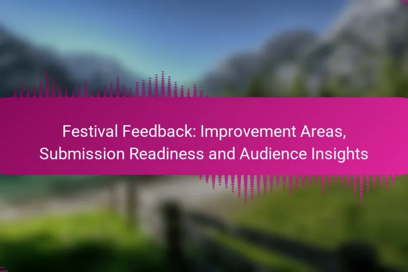 Festival Feedback: Improvement Areas, Submission Readiness and Audience Insights