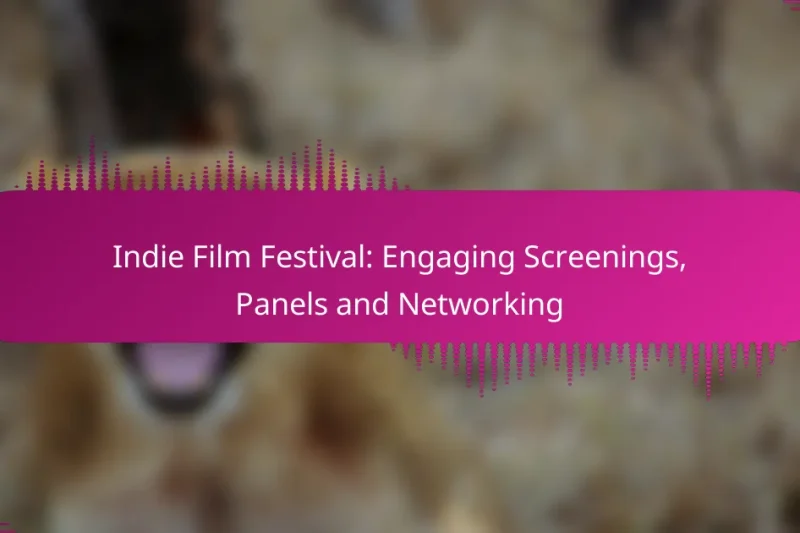 Indie Film Festival: Engaging Screenings, Panels and Networking