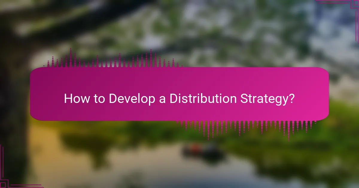 How to Develop a Distribution Strategy?