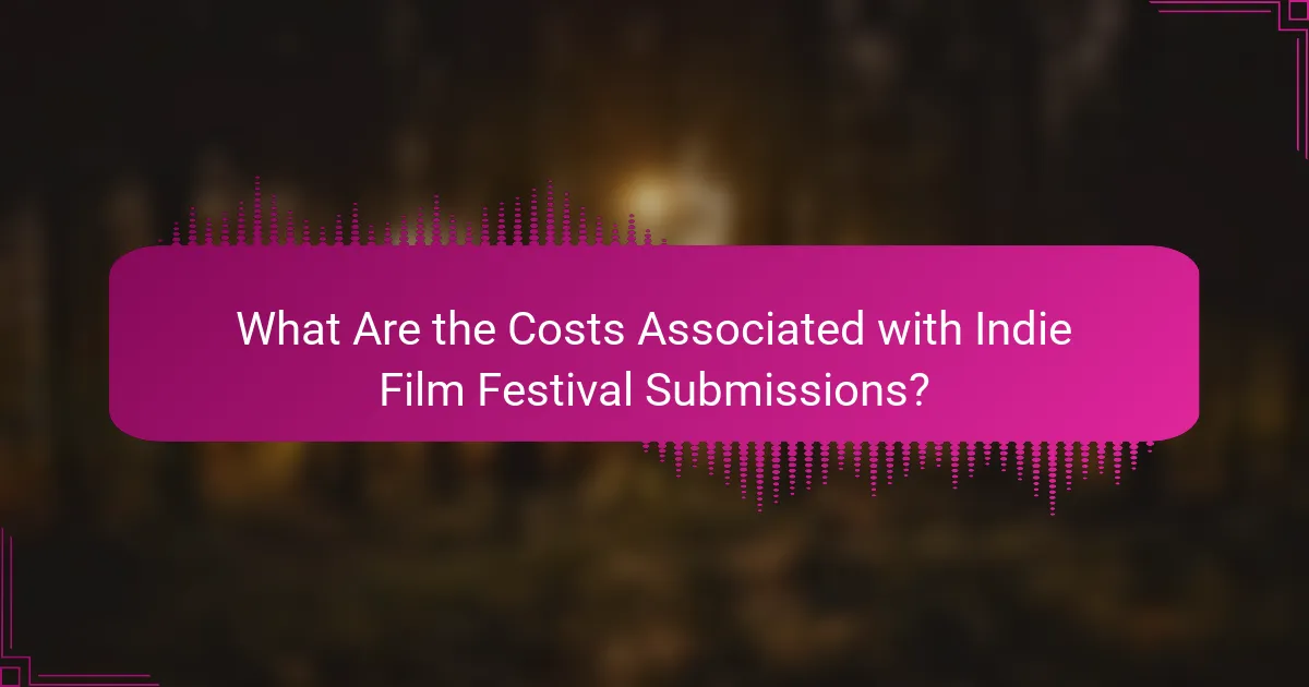 What Are the Costs Associated with Indie Film Festival Submissions?