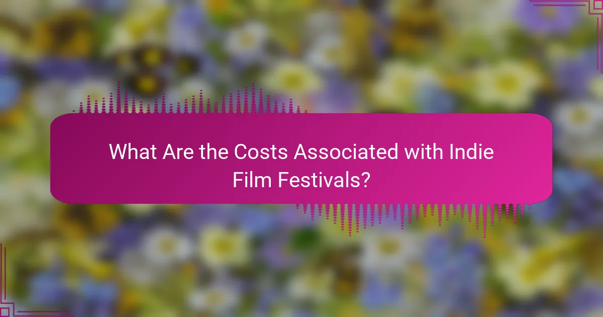 What Are the Costs Associated with Indie Film Festivals?