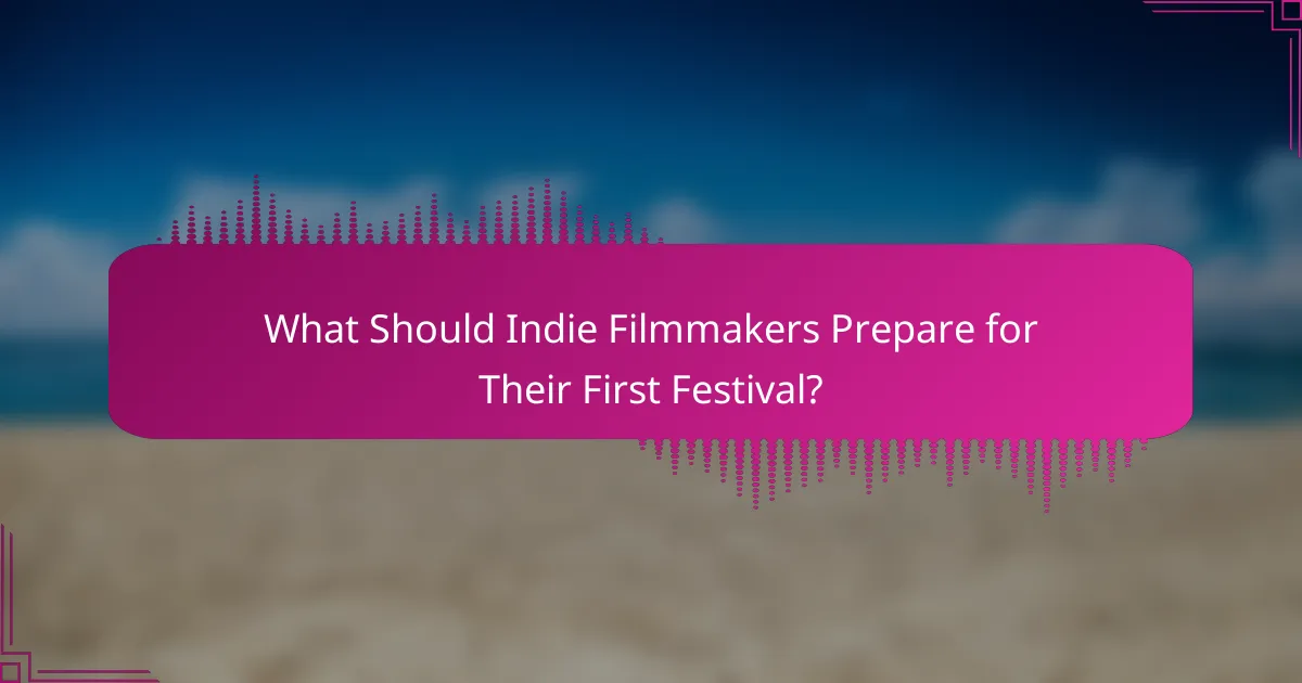 What Should Indie Filmmakers Prepare for Their First Festival?